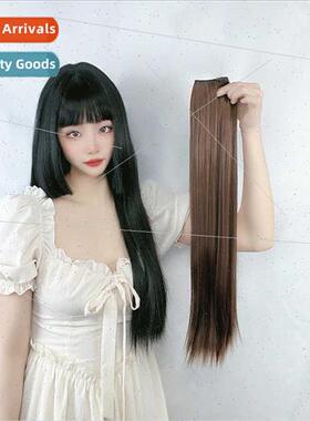 Europe wig piece women one piece head hair extensions two cl