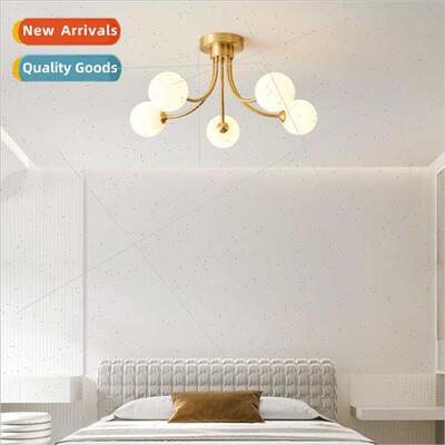 Copper Scandinavian magic beans living room lamp light luxur