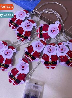 New led christmas decoration string lights santa modeling le