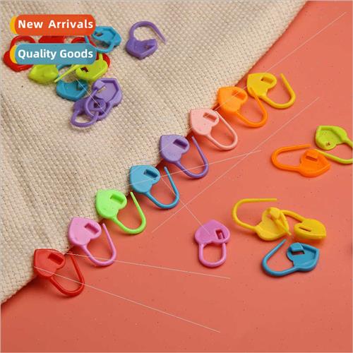 Plastic counting pins colorful knting sweater marking button