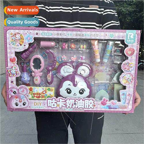 Girls play house large box cream glue goo card toy set diy h