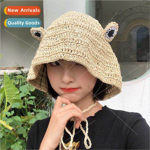 Hat straw hat female Japanese small fresh summer Korean  tid