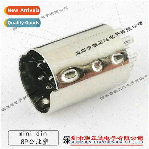 MINI DIN Plug Wire Forming Plug 8P Multi-Core Data Cable Plu