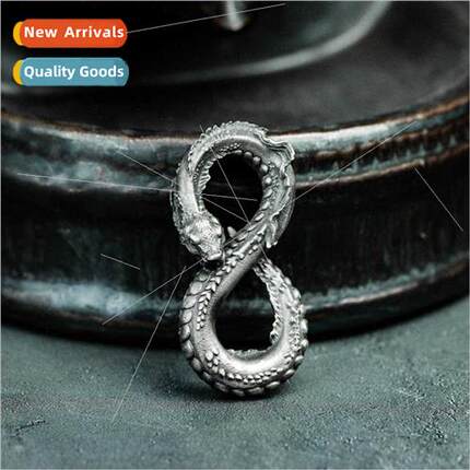 Punk Vintage Hip Hop Men Necklace Infiny Symbol Python Penda