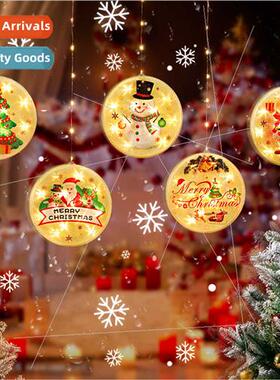 New star string lights Christmas atmosphere decorative curta