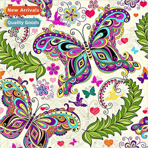 Diamond painting new DIY abstract butterfly full round diamo