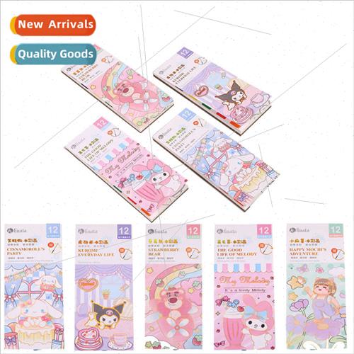 diy gouache note pad children coloring book doodle drawing b