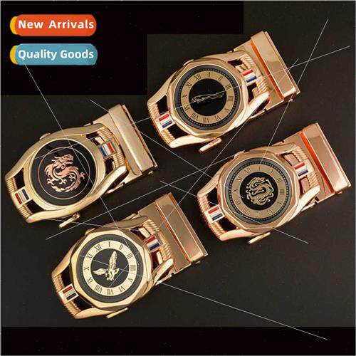 Network nd belt alloy automatic buckle head new fashion busi