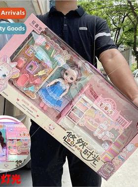 Girls Princess dolls toys 3D eyeballs multi-jointed dolls le