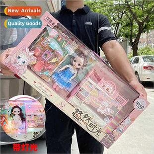 Girls Princess dolls toys 3D eyeballs multi-jointed dolls le