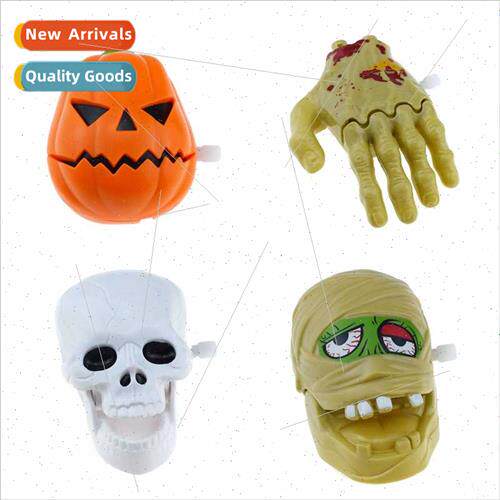 winding skull clockwork ghost bracelet pumpkin head Hallowee