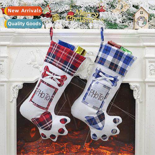 2019 New Creative Dog Paw Christmas Tree Hanging Sub Christm