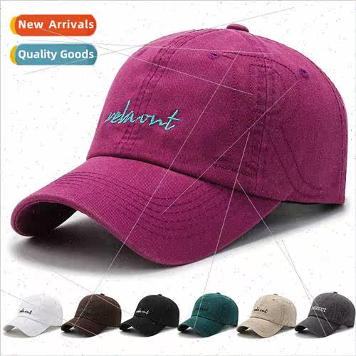 Baseball cap new spring fall hat female Korean  simple embro