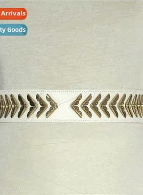 Europe women runway runway Europe thin belt ladies fashion h