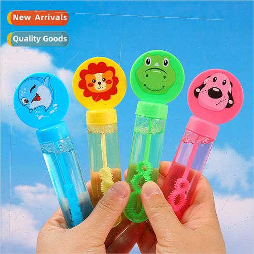 Small cartoon animal bubble w14*2.5CM mini bubble water summ