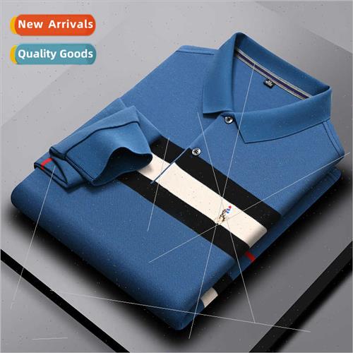 Long-sleeved T-shirt men cotton 2023 spring fall new large s