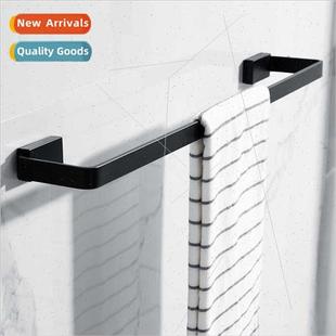 Steel Towel Rack mple Bar Stainless Bathroom Bat Black