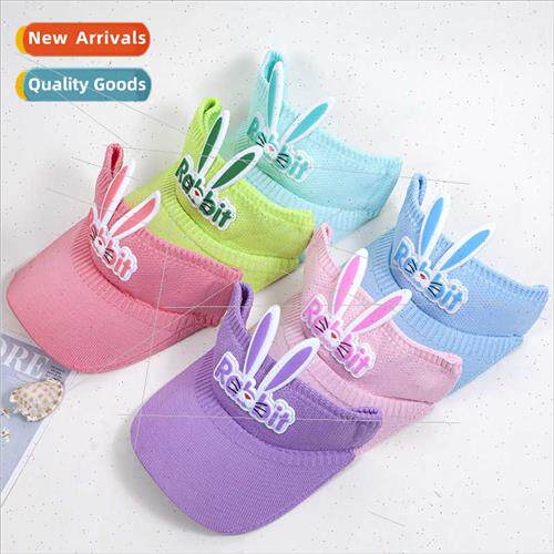 Children hat summer hollow top hat rabb sun hat sun hat girl