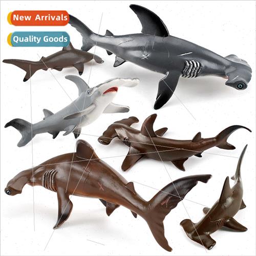 mulation underwater creatures hammerhead shark model marine