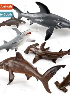 mulation underwater creatures hammerhead shark model marine