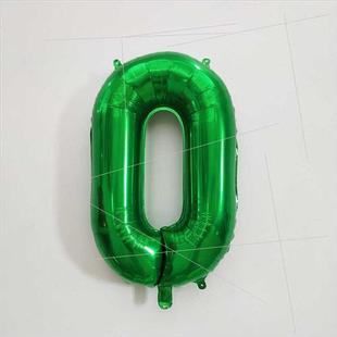 dark inch green number aluminum New balloon