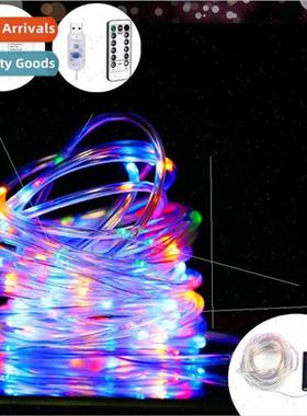 PVCLED String ghts Solar Copper Wire Tube ghts Outdoor Water