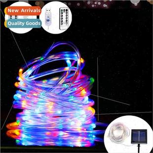 Solar Copper Wire PVCLED Outdoor ghts Tube Water String