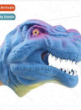 TPR plastic Jurassic blue Tyrannosaurus Rex soft plastic din