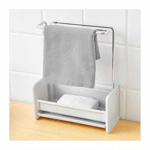 Multifunctional sink draining rack stainless steel wipes han