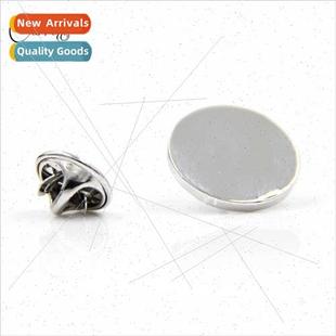 pins laser lapel glossy pin women styling men round engraved