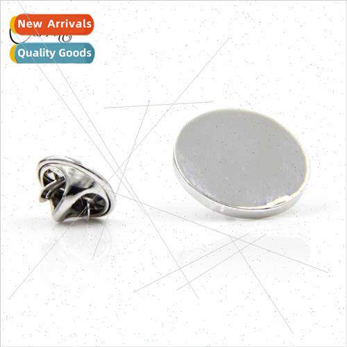 round glossy styling pins laser engraved men women lapel pin