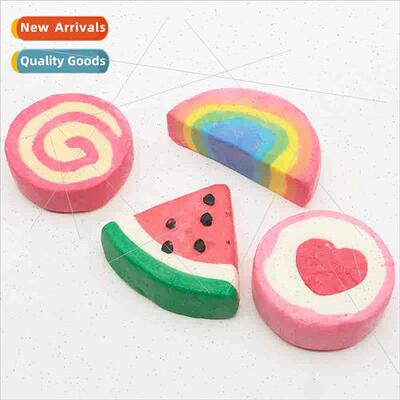 Rose Heart Sandwich Bath Salt Bar Watermelon Rainbow Swiss R