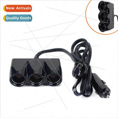 12-24v one drag three car cigarette lighter socket high powe