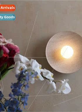 Japanese retro living room aisle background wall light Scand