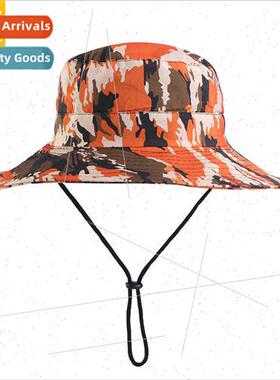 Hat men women summer sun hat large brim sunscreen windpromen