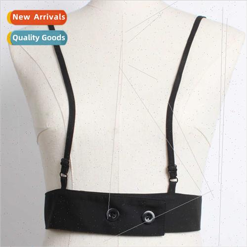 Shirt Decoration Sling Waistcoat Black Women Funky che Strap