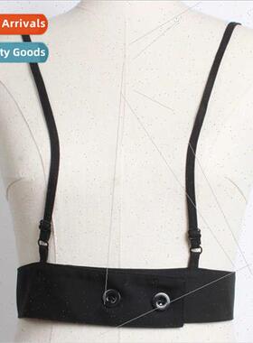 Shirt Decoration Sling Waistcoat Black Women Funky che Strap