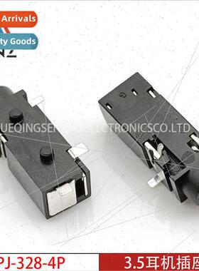 3.5mm headphone socket PJ-328-4P four-pin chip headphone ste