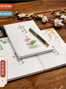 Love in four seasons hairpin flowers lowercase pen brush cha