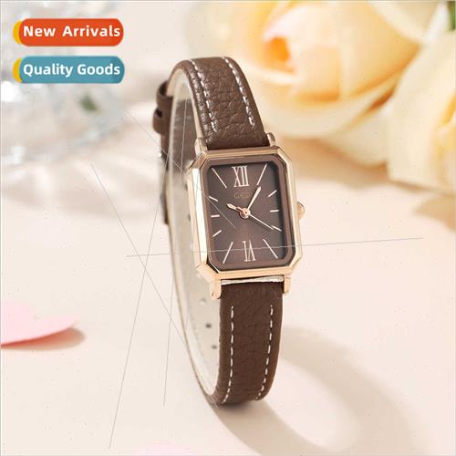 Minimalist niche high-class sense women watches Korean stude