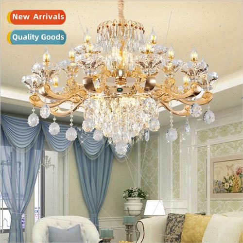 crystal chandelier living room light luxury 2023 new luxury
