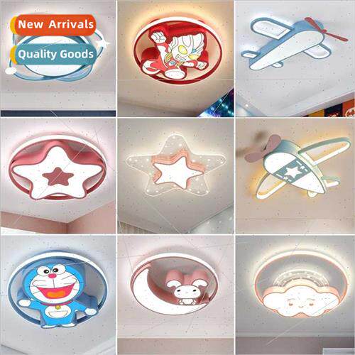 Children room lamp bedroom light modern simple boy girl prin