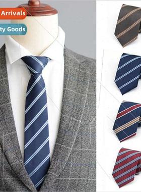 Tie men Korean girls striped Japan college unim shirt 7cm st