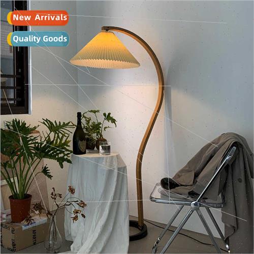 Chinese ancient pleated floor lamp Scandinavian minimalist i