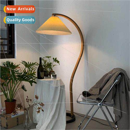 Chinese ancient pleated floor lamp Scandinavian minimalist i