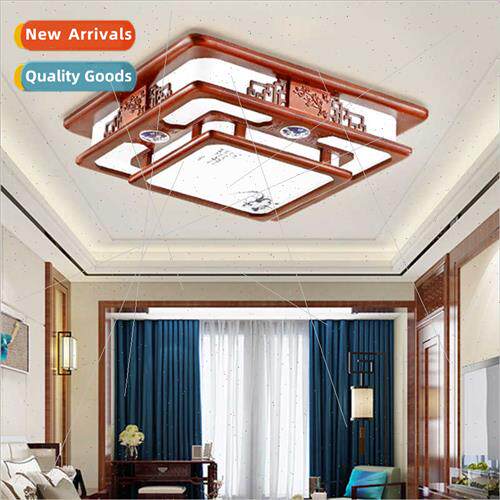 Chinese led ceiling light rectangle living room lamp hall di