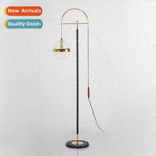 North hanging ball art glass living room sofa LED floor lamp