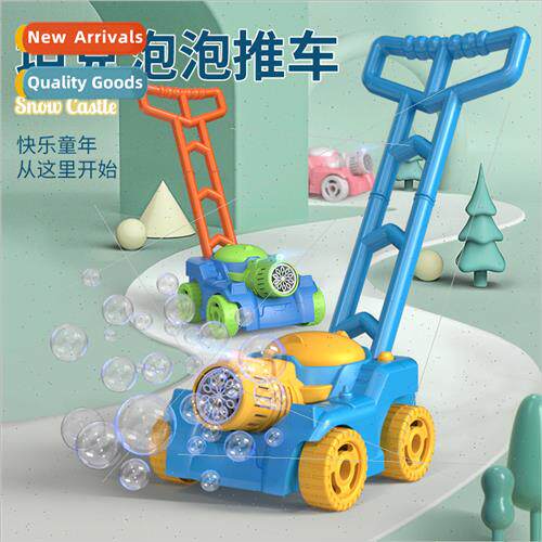 Childrens tank push bubble car toys automatic bubble mower o
