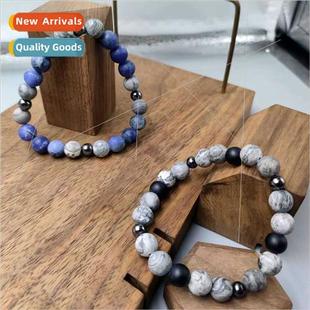 Europe Uned States men mapstones beaded bracelets niche desi