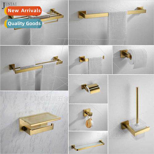 Golden 80 Square 304 Shelf Bathroom Cloak Hook Toilet Roll H